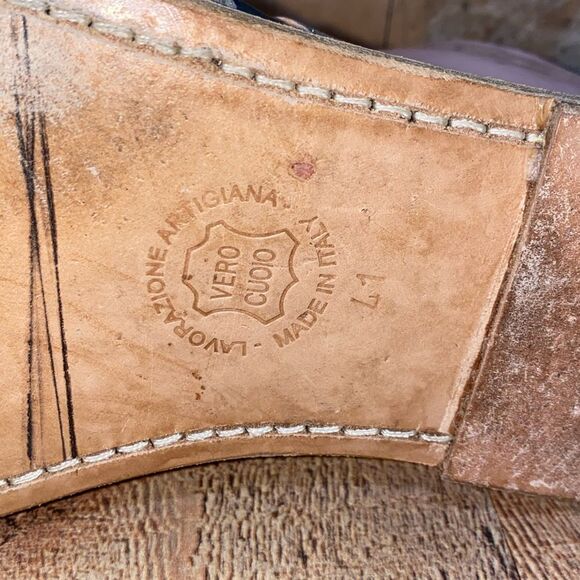 Gianluca Italian handmade leather sandals - Picture 11 of 12